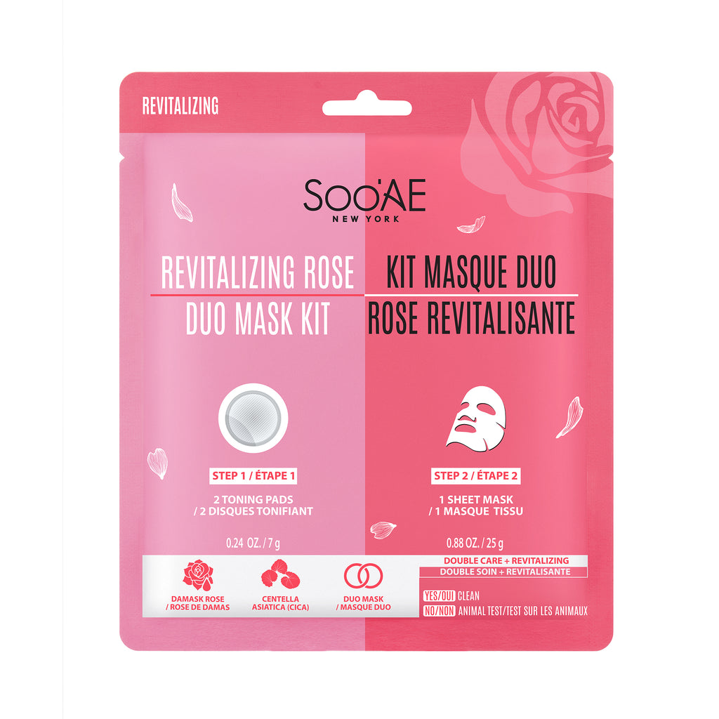 Revitalizing Rose Duo Mask Kit